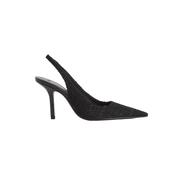 Pointed-Toe Kitten Heeled Sandals alt