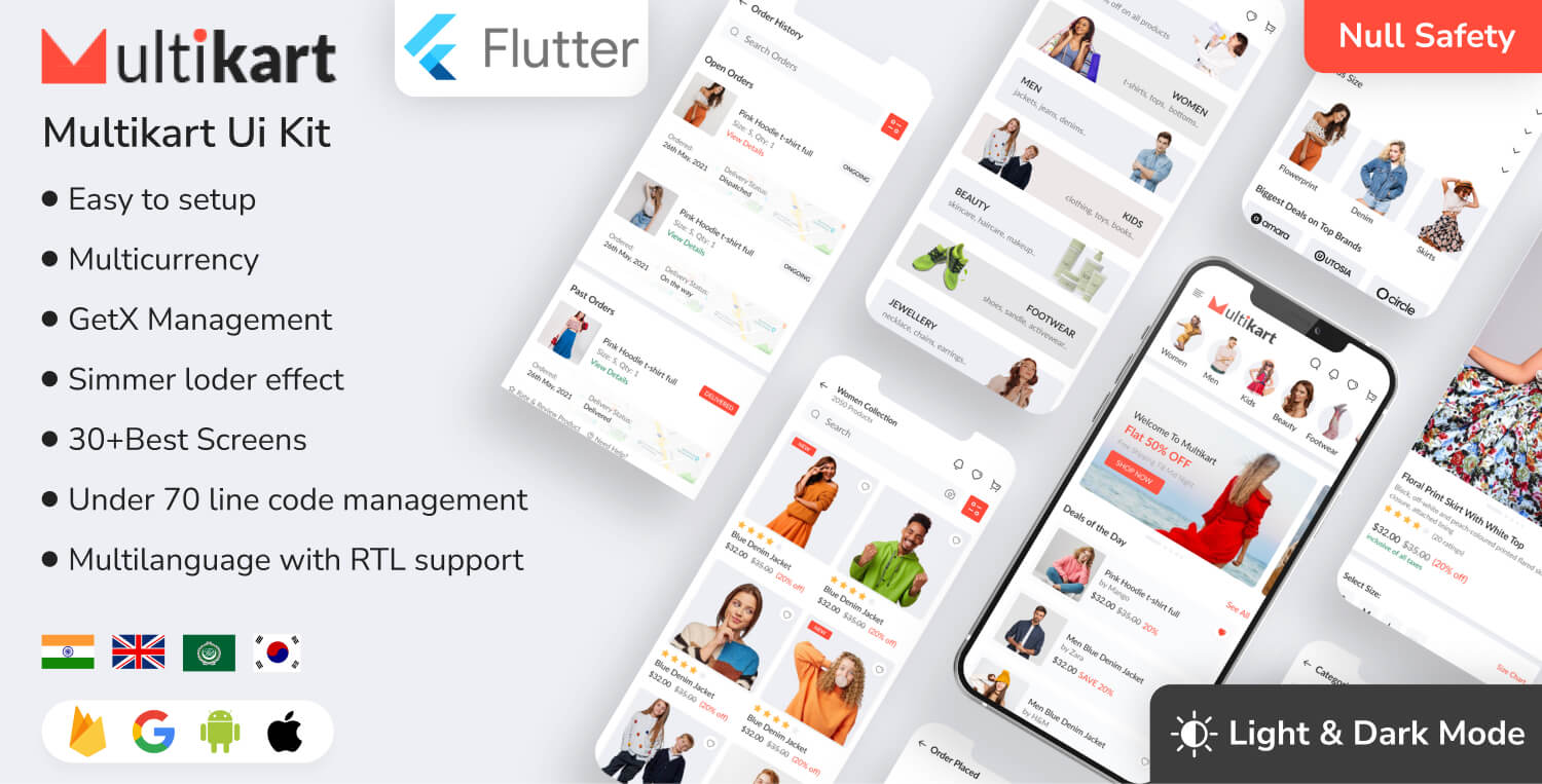 Multikart - Shop Ecommerce UI KIT Flutter E-Commerce Store Apps product image